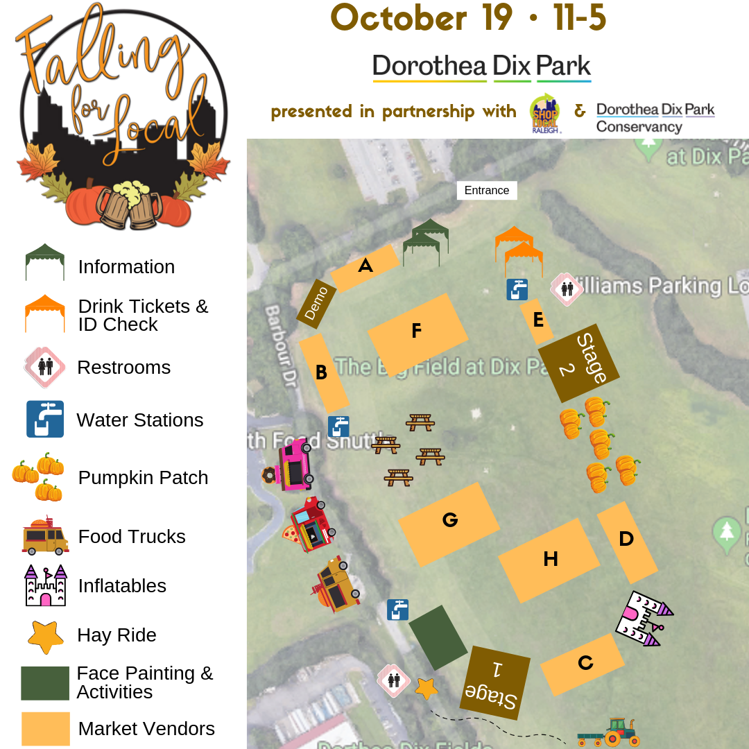 falling For Local event area map