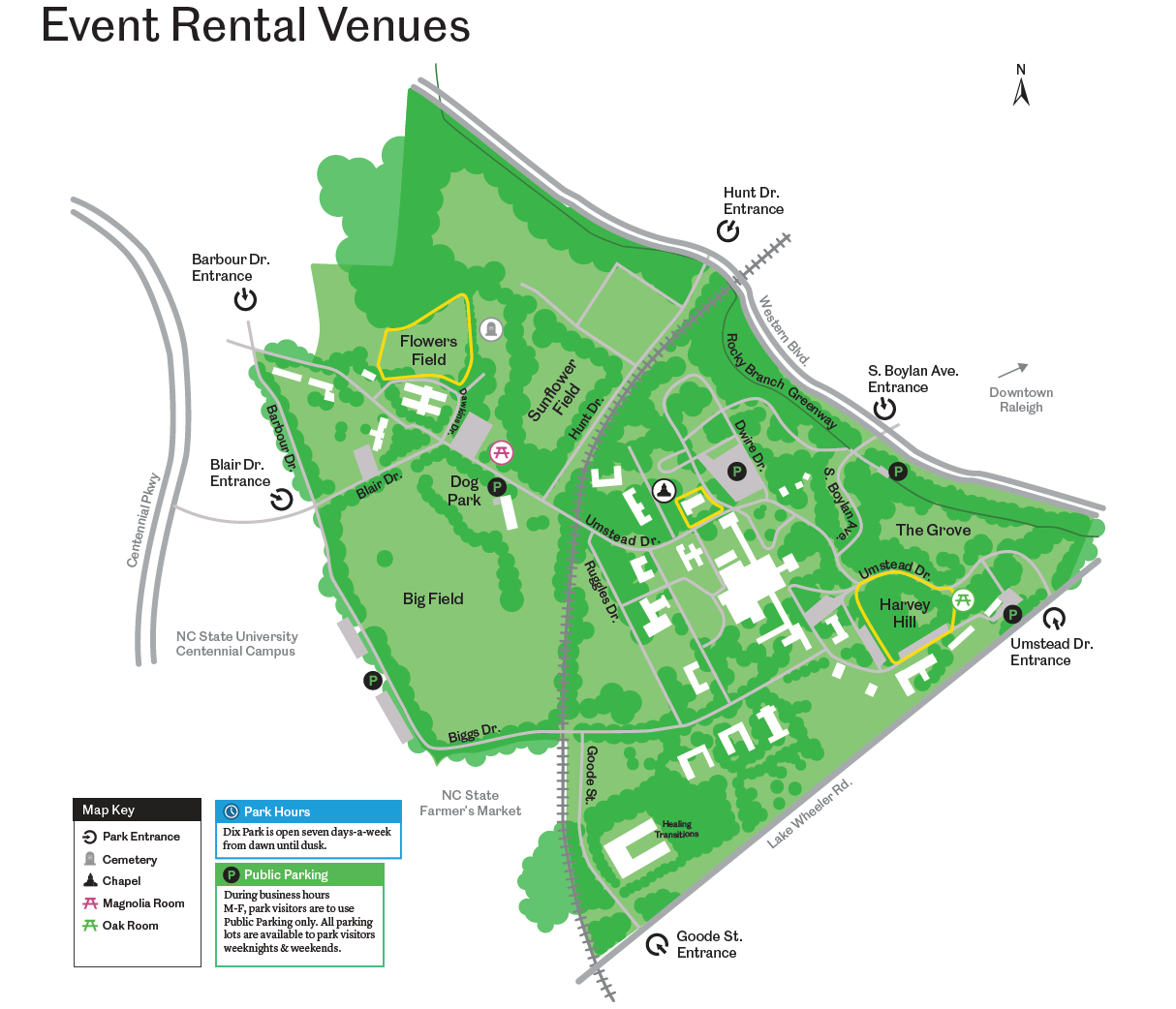 Event Rentals | Dorothea Dix Park