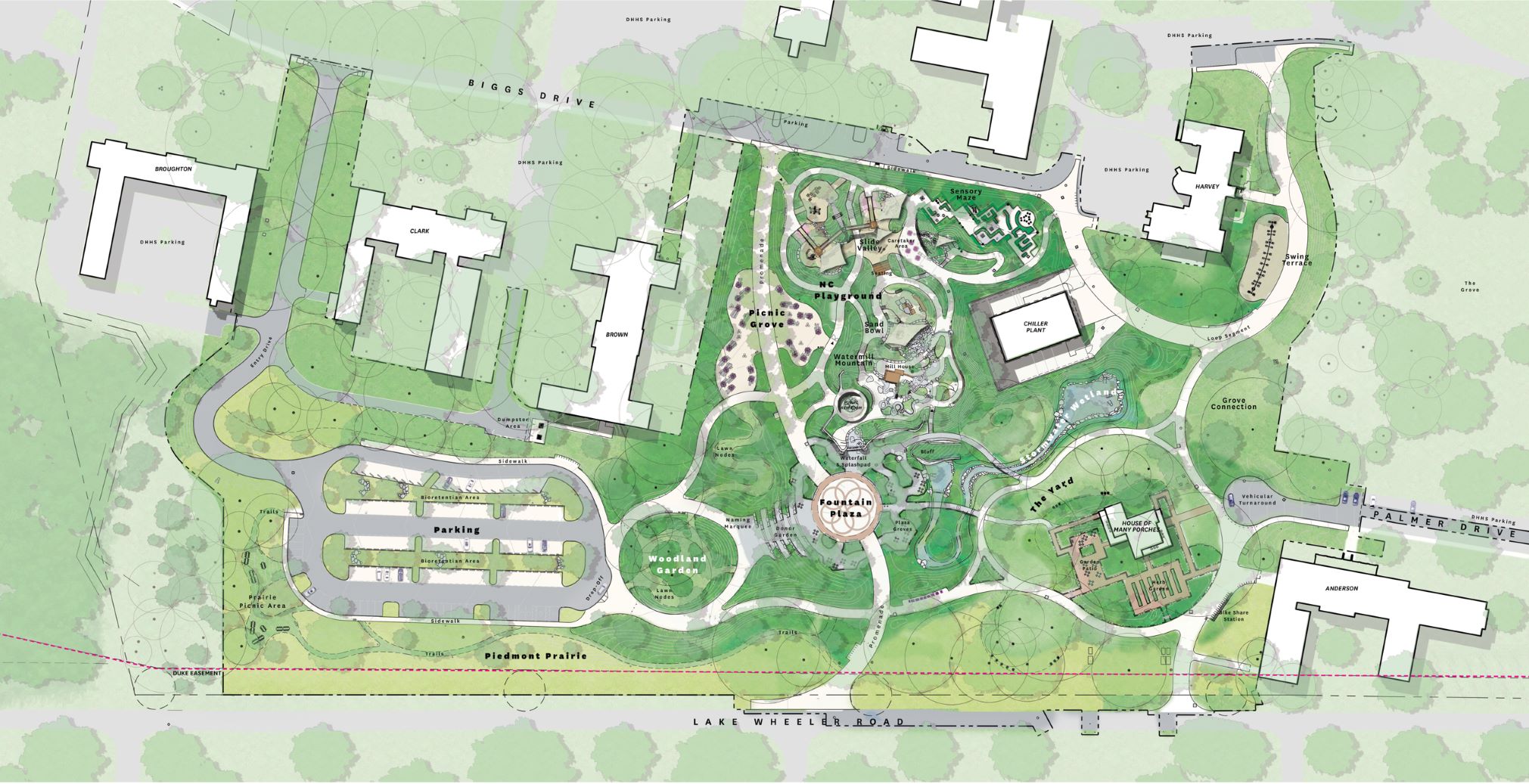 Gipson Play Plaza site plan - February 2022