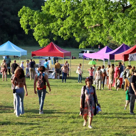 2022 Earth Day Event vendor tents