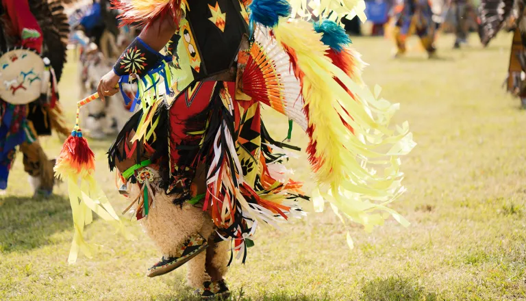 Pow Wow dancer