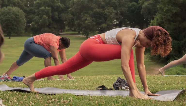 Summer yoga