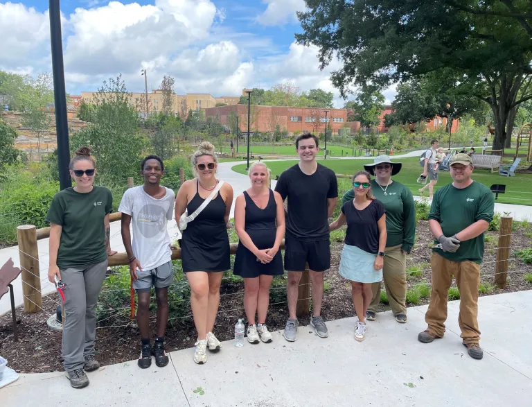 2025 Raleigh Parks Volunteers at Gipson Guardians