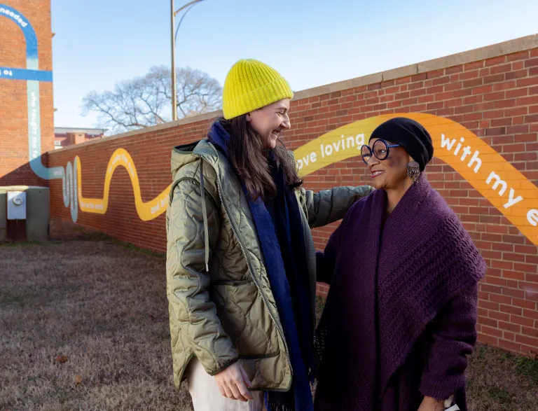 Praise Be mural by Jaki Shelton Green, NC Poet Laureate