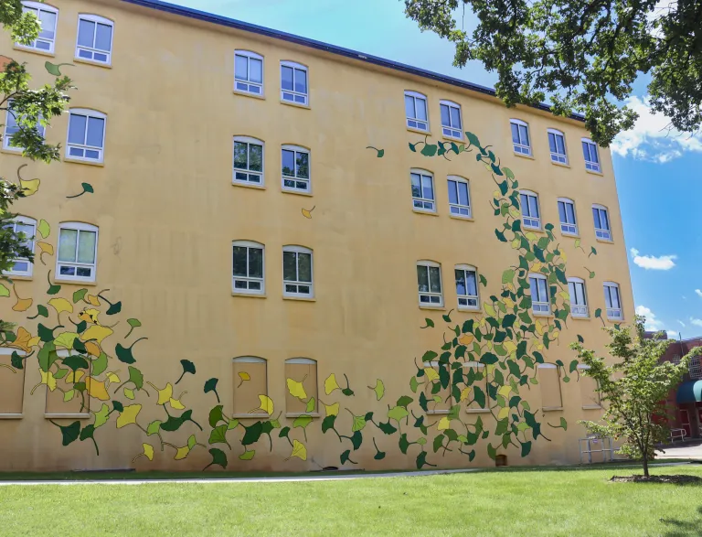 mural on building wall