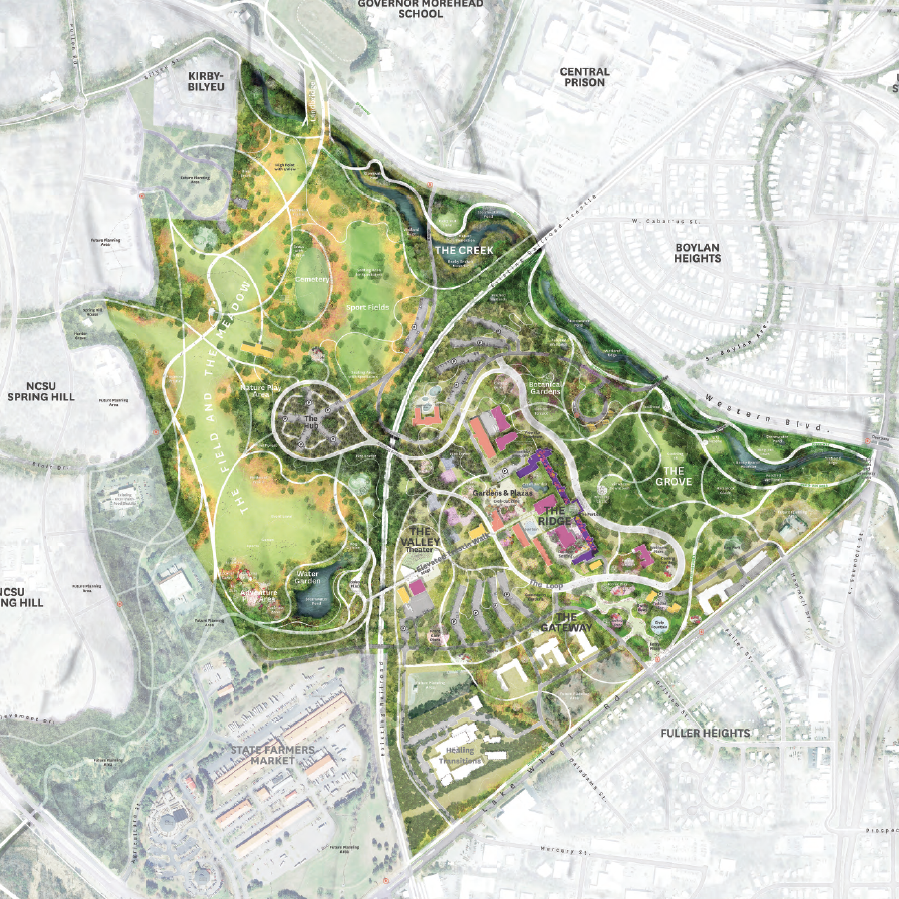 Dix Park Master Plan Graphic Site Plan